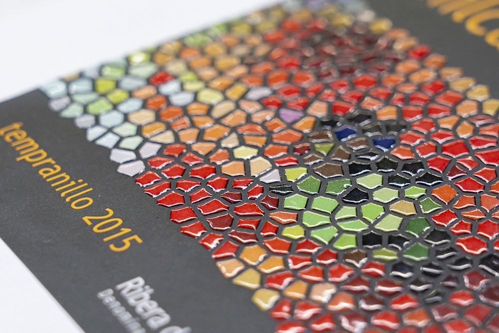 Etiqueta para botella de vino Milcampos