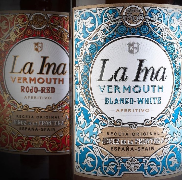 Etiqueta vermouth La INA