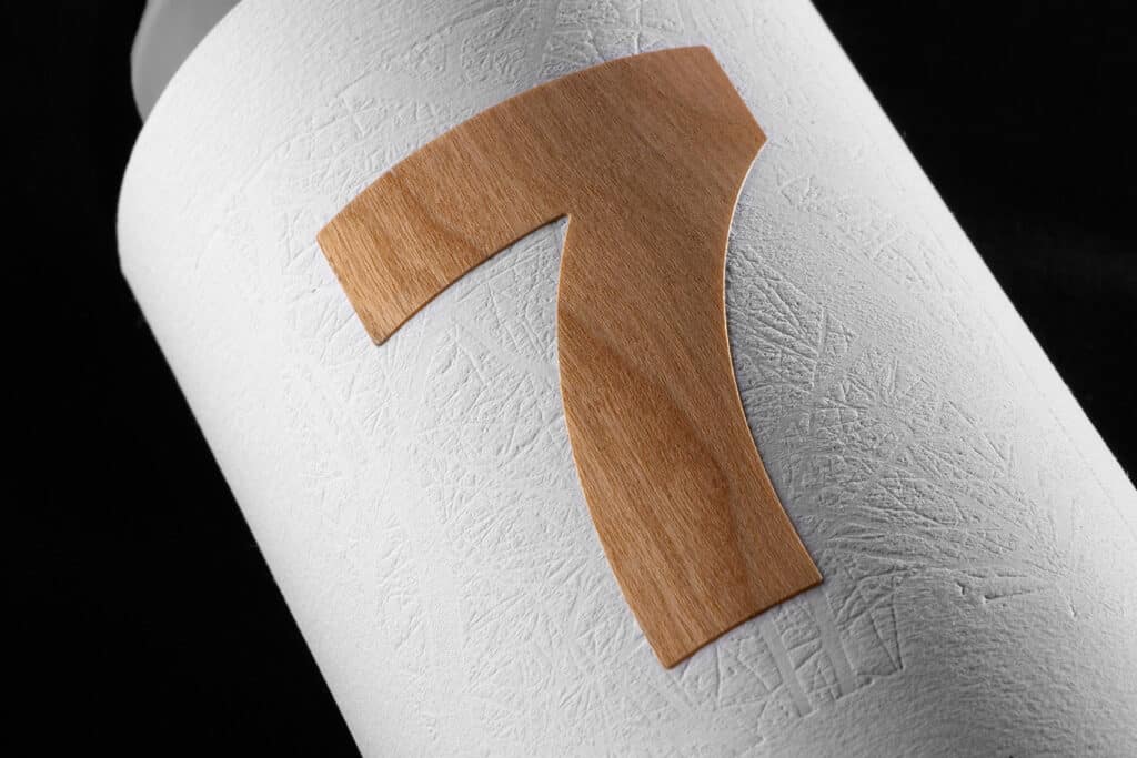 Etiqueta de vino LAN 7 metros