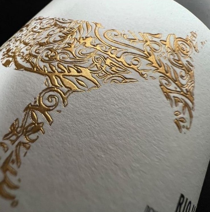 Etiqueta para botella de vino Piérola